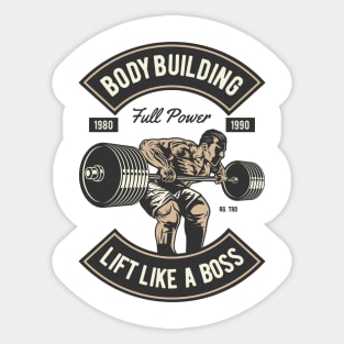 Lift like a Boss Sticker